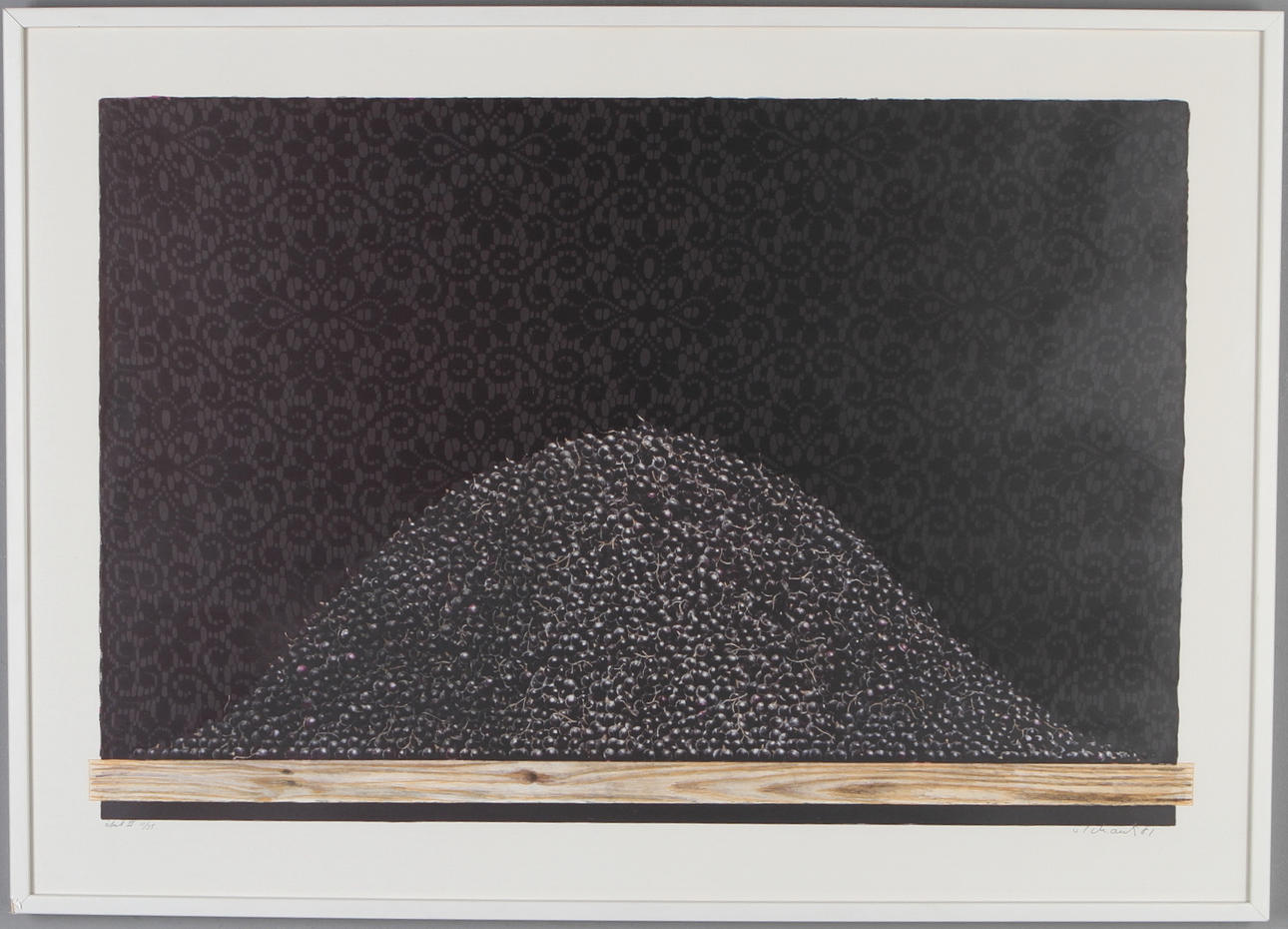 PHILIP VON SCHANTZ. Vinbär, litografi, signerad, daterad 81 samt numrerad Etat II 11/35.