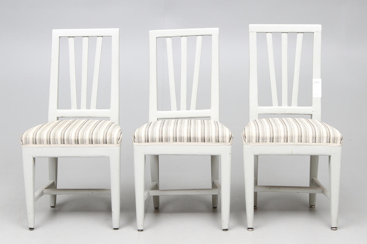 STOLAR, 3 st, allmoge, 1800-talets första hälft.