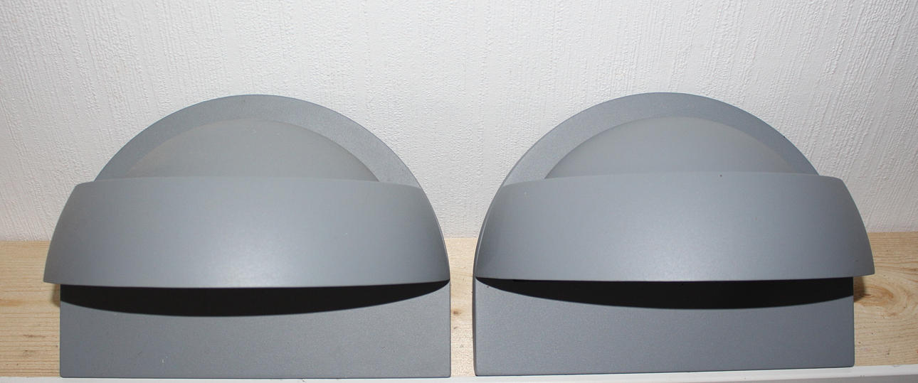 YTTERBELYSNING, 2 st, metall, Vestal.