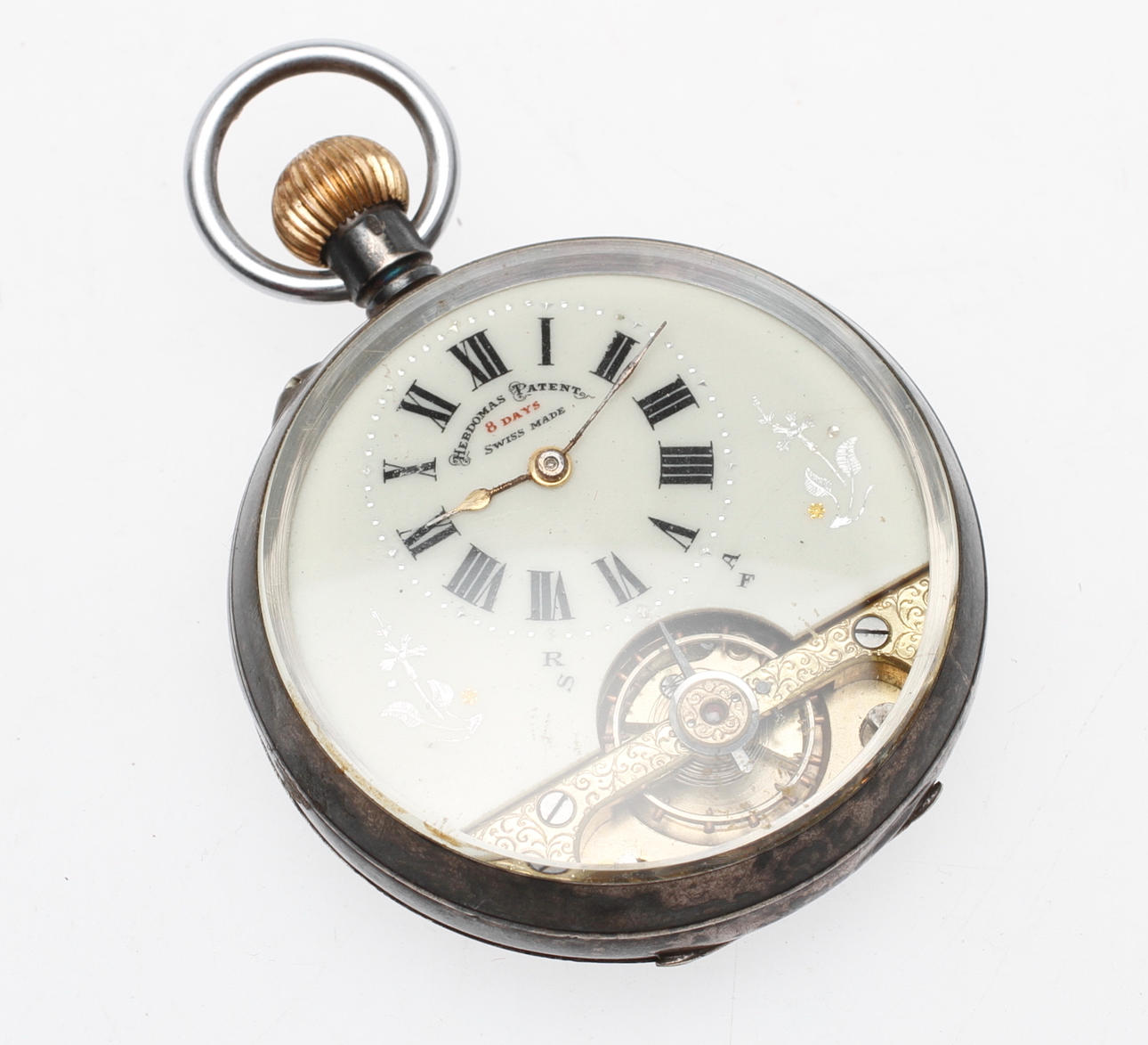 FICKUR, silver, Hebdomas Patent, 8 days.