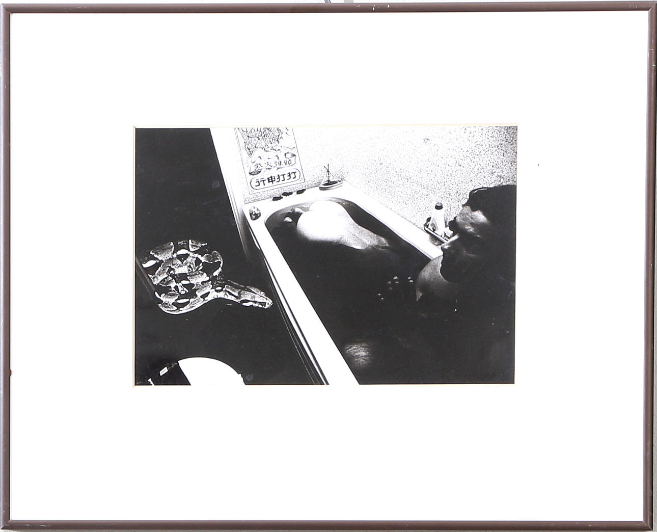 TOM BENSON. Fotografi, signerat.