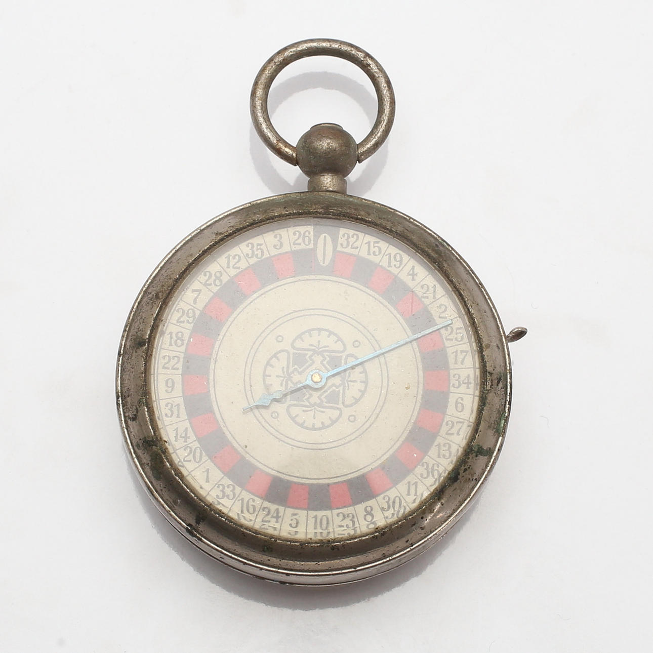 ROULETTE WHEEL, pocket watch size, 1900s.