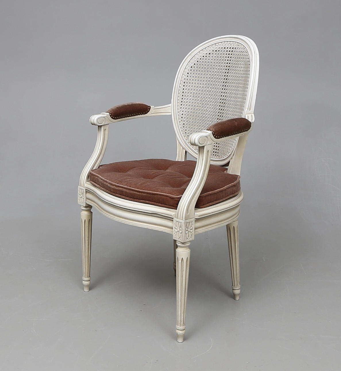 KARMSTOL, gustaviansk stil, 1900-tal.