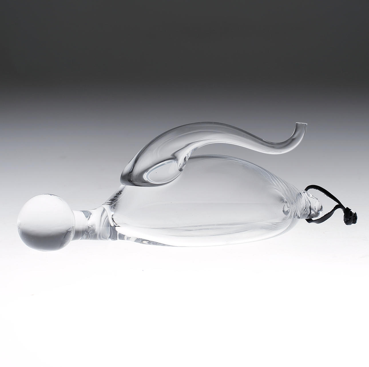 WATER BAROMETER, glass, Skrufs Glasbruk.