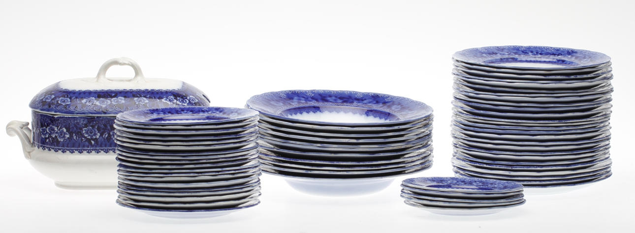 MATSERVISDELAR, 62 delar, "Jesso" Gustavsberg.