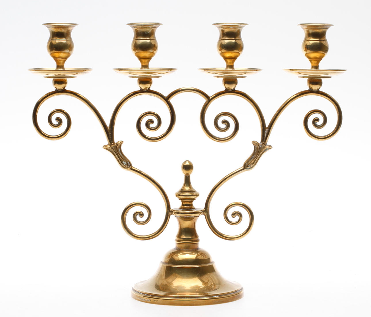 KANDELABER, mässing, Skultuna, 1900-tal.