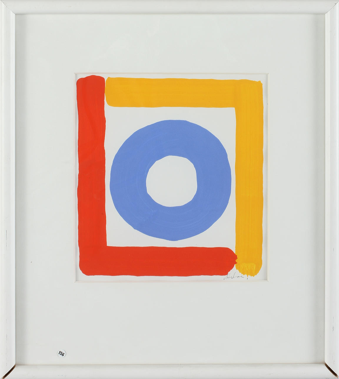 ALBERT CHUBAC. Gouache, signerad.