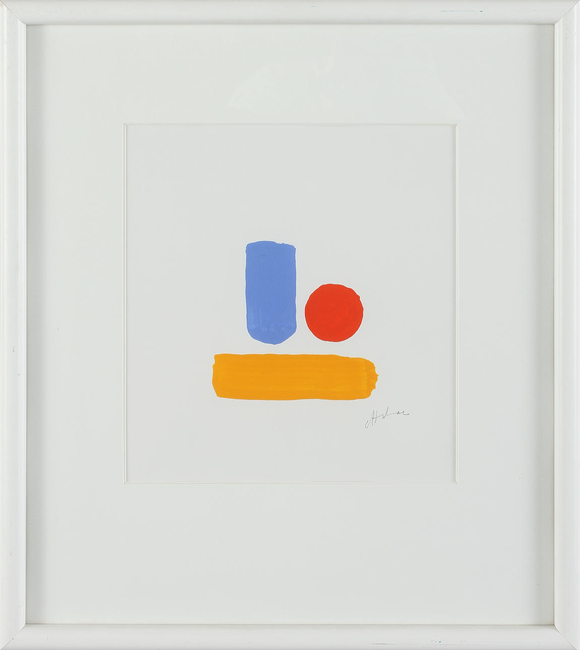 ALBERT CHUBAC. Gouache, signerad.