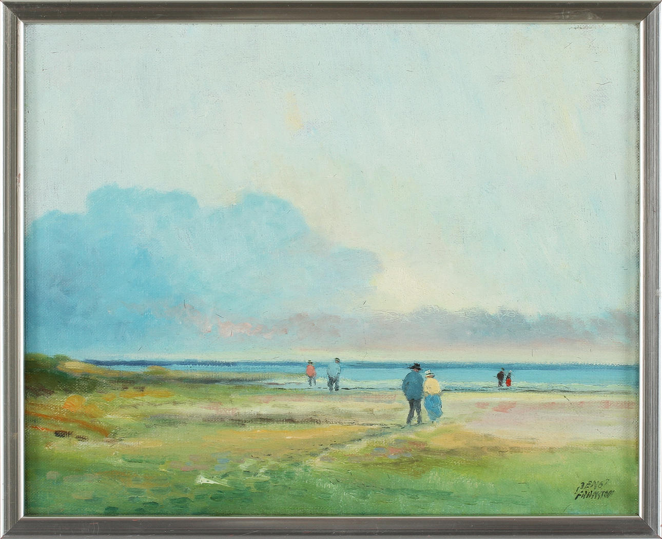 BENGT FRANSSON. Olja på duk, signerad.