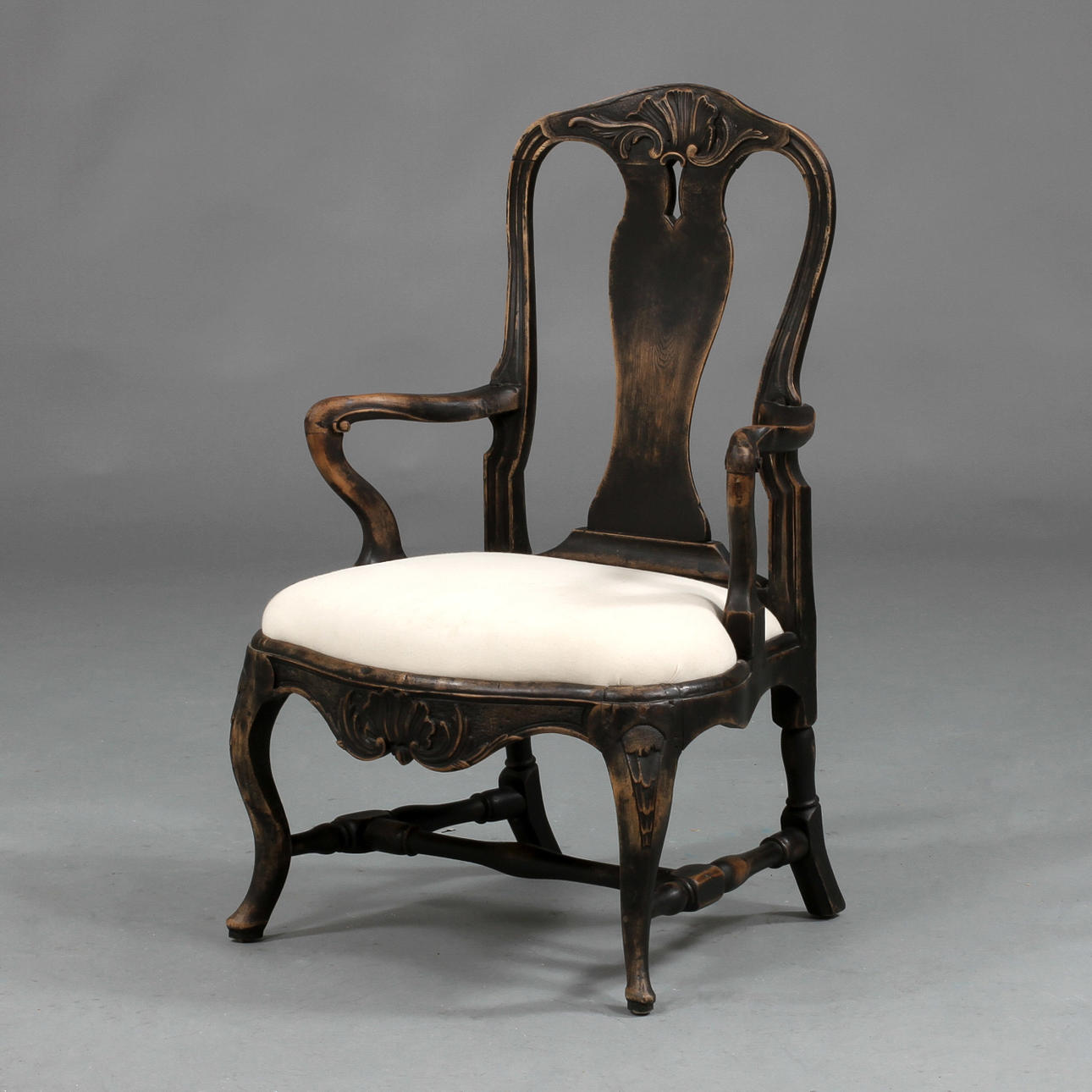 SILLÓN, rococó, siglo XVIII.