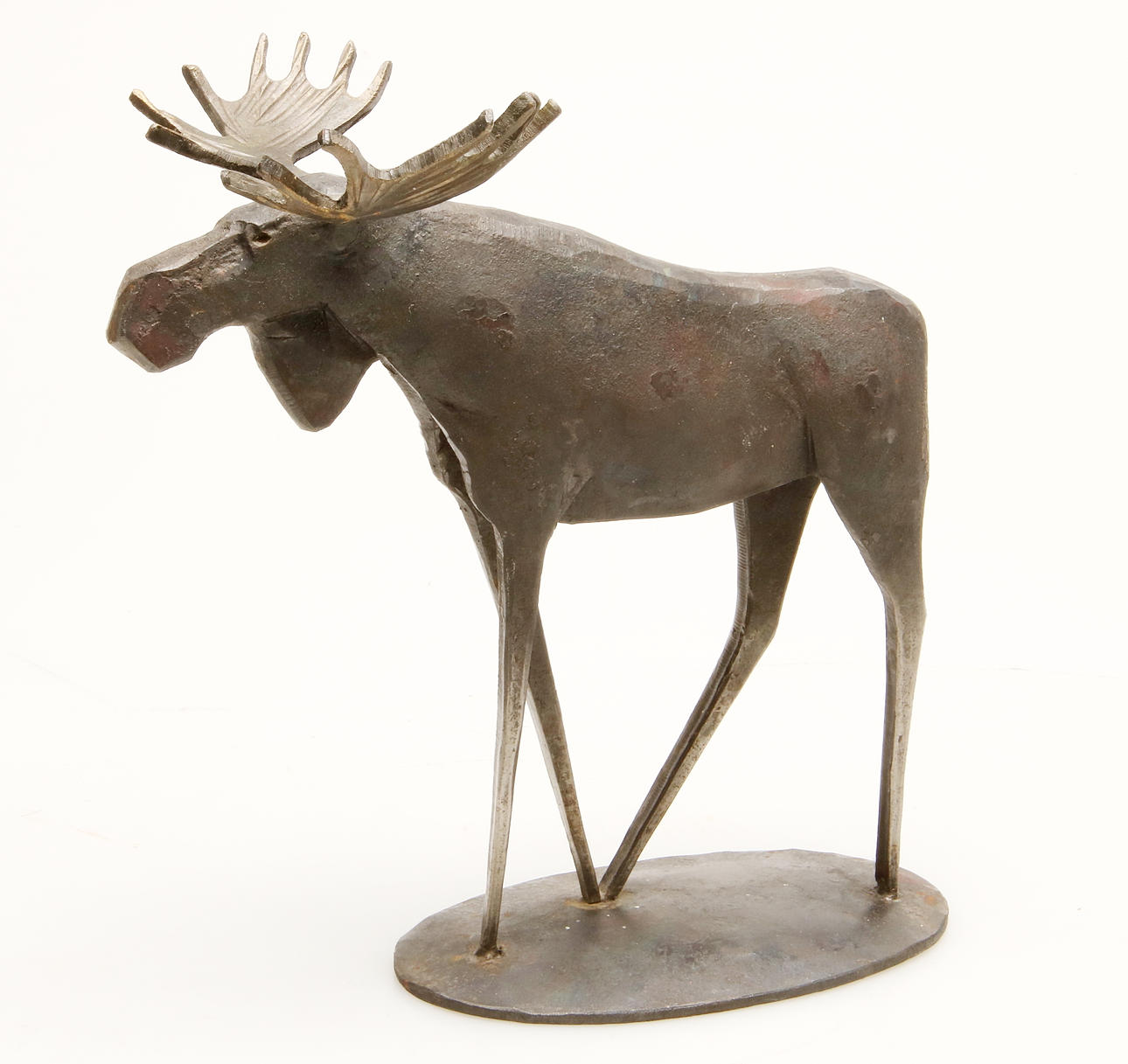 LARS LARSSON. Älg, smide, signerad.