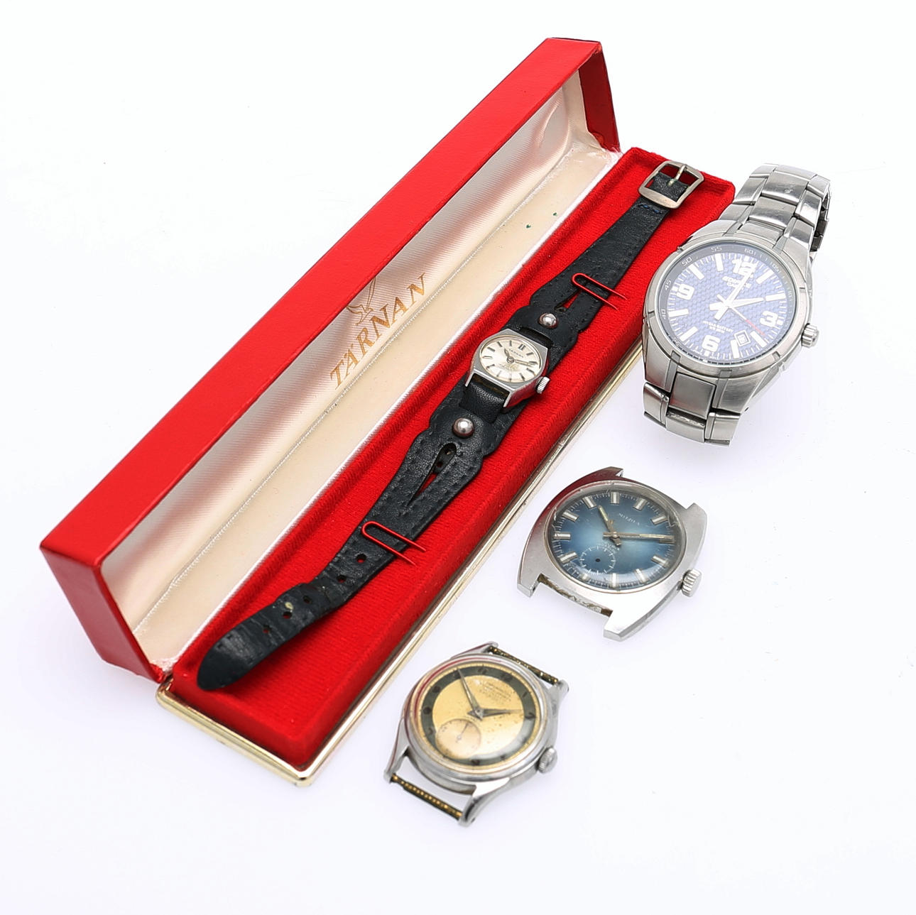 CLOCKS, WATCHES (4) including Casio, Tärnan.