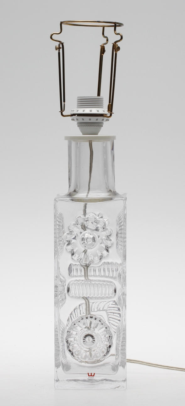 BORDSLAMPA, glas, Ove Sandeberg, Kosta.