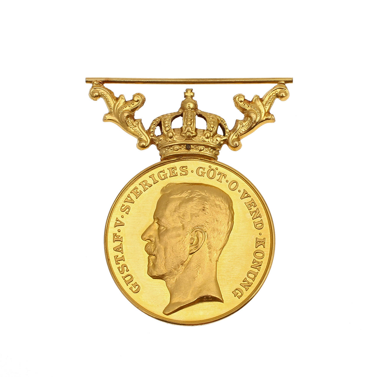 GULDMEDALJ, 18k guld, 13,9 gram.