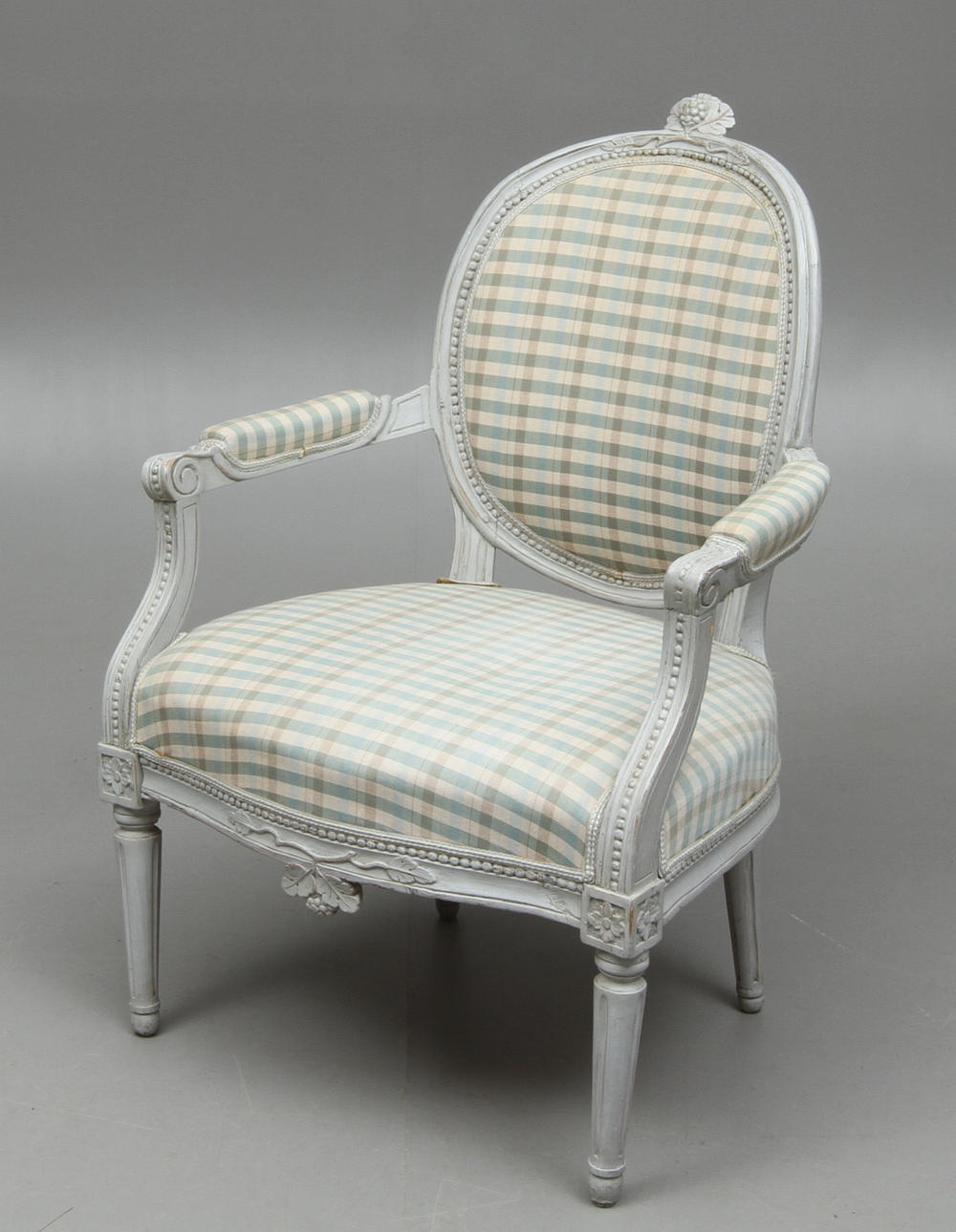 KARMSTOL, gustaviansk, 1700-tal.