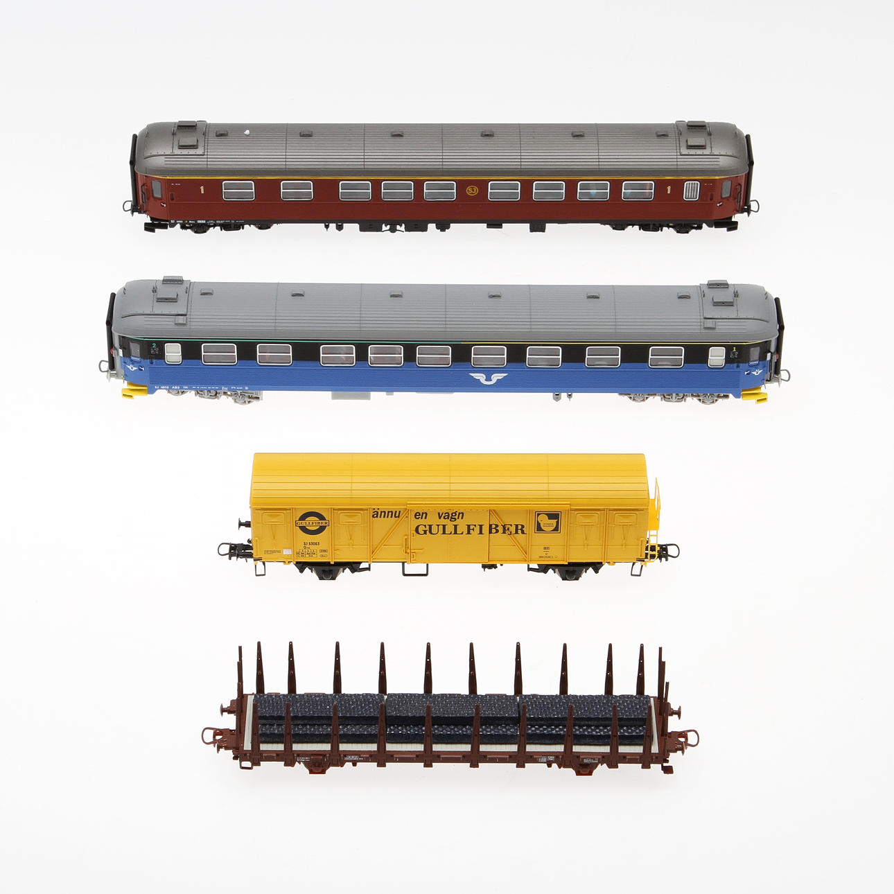 MODELLTÅG, 12delar, NMJ.