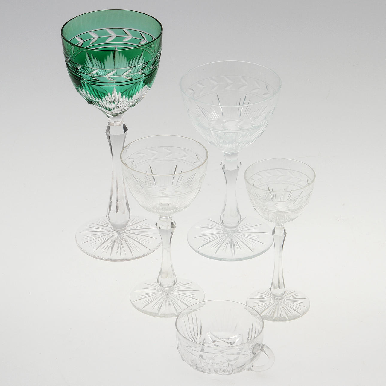 GLASSERVIS, 44 delar, 1900-tal.