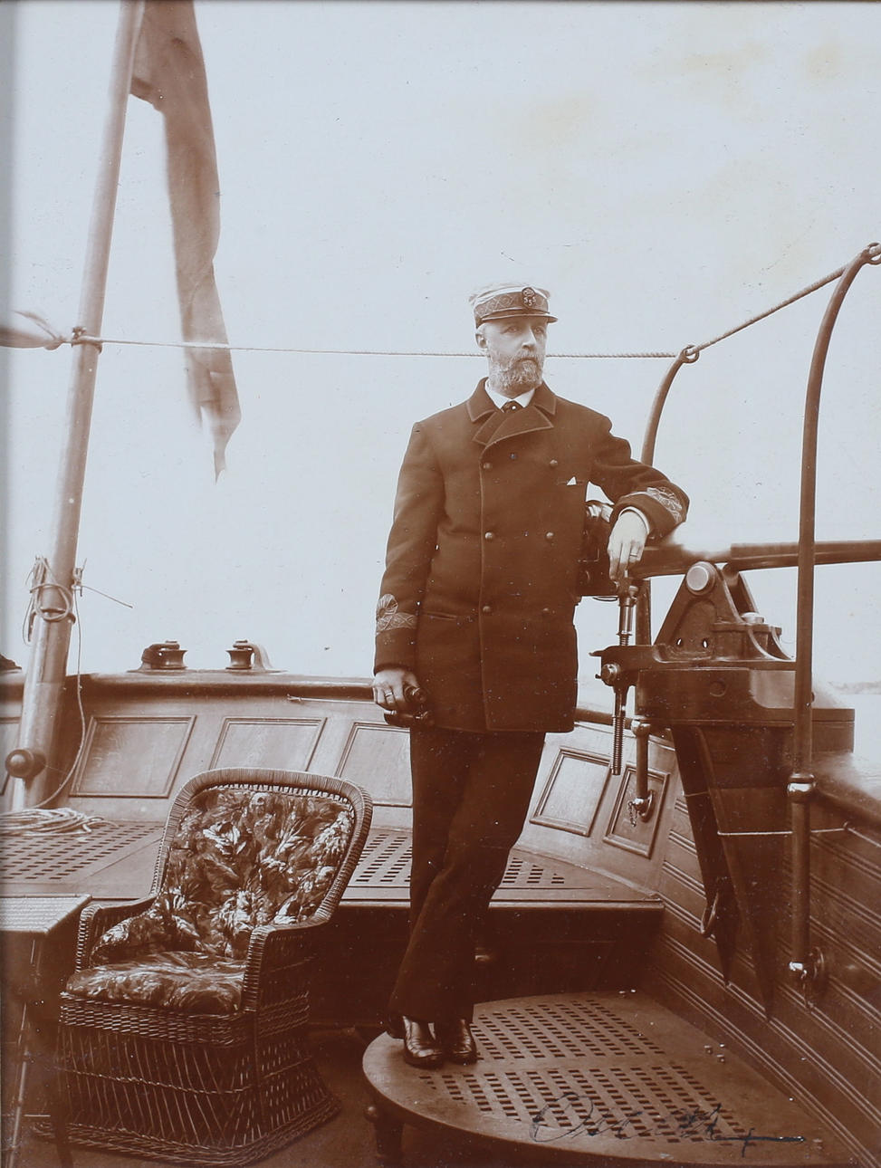 PHOTOGRAPHY, King Oscar II, signed Oscar.