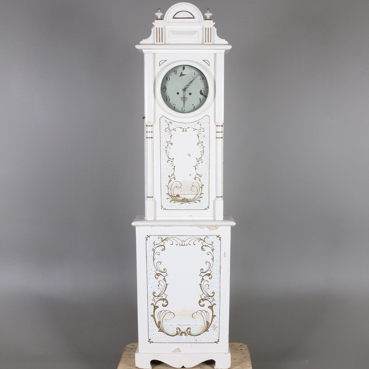 RELOJ DE PIE, reloj Mora, AAS, Mora, siglo XIX.