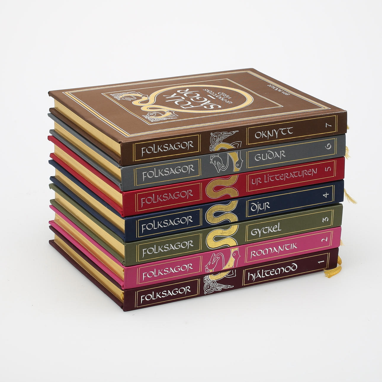 FOLKSAGOR, 7st, Bra Böcker.
