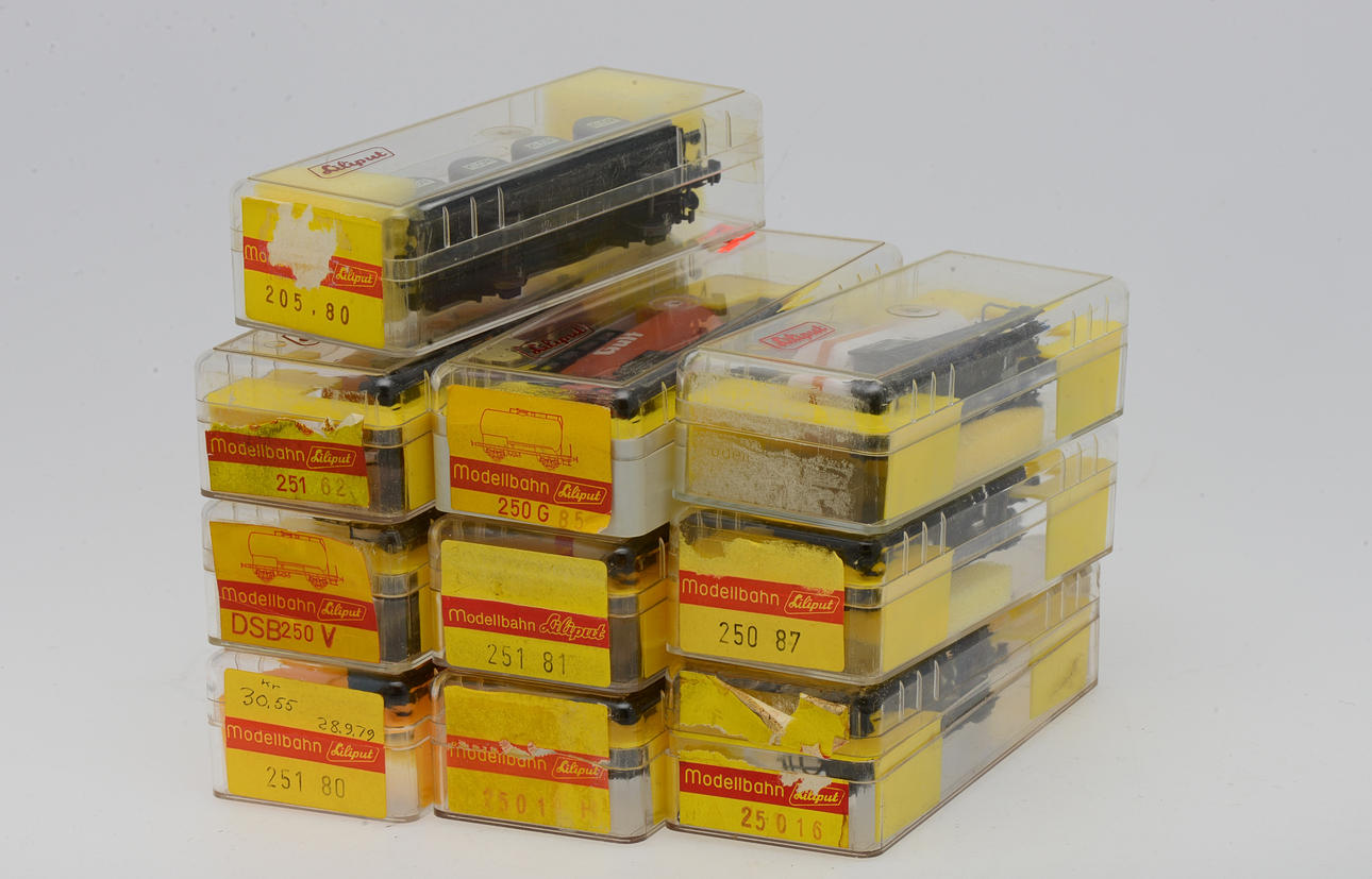 MODELLTÅG, 17delar, Liliput.