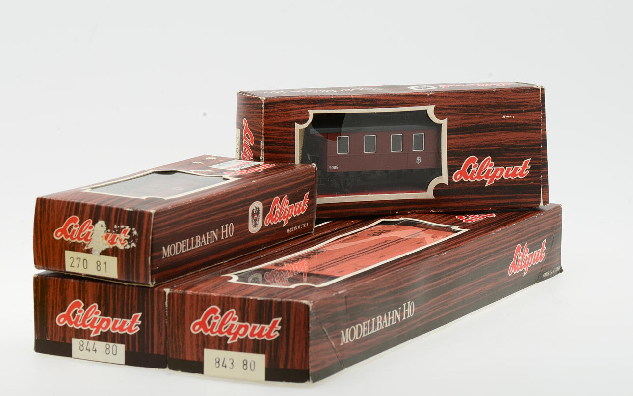 MODELLTÅG, 14delar, Liliput.