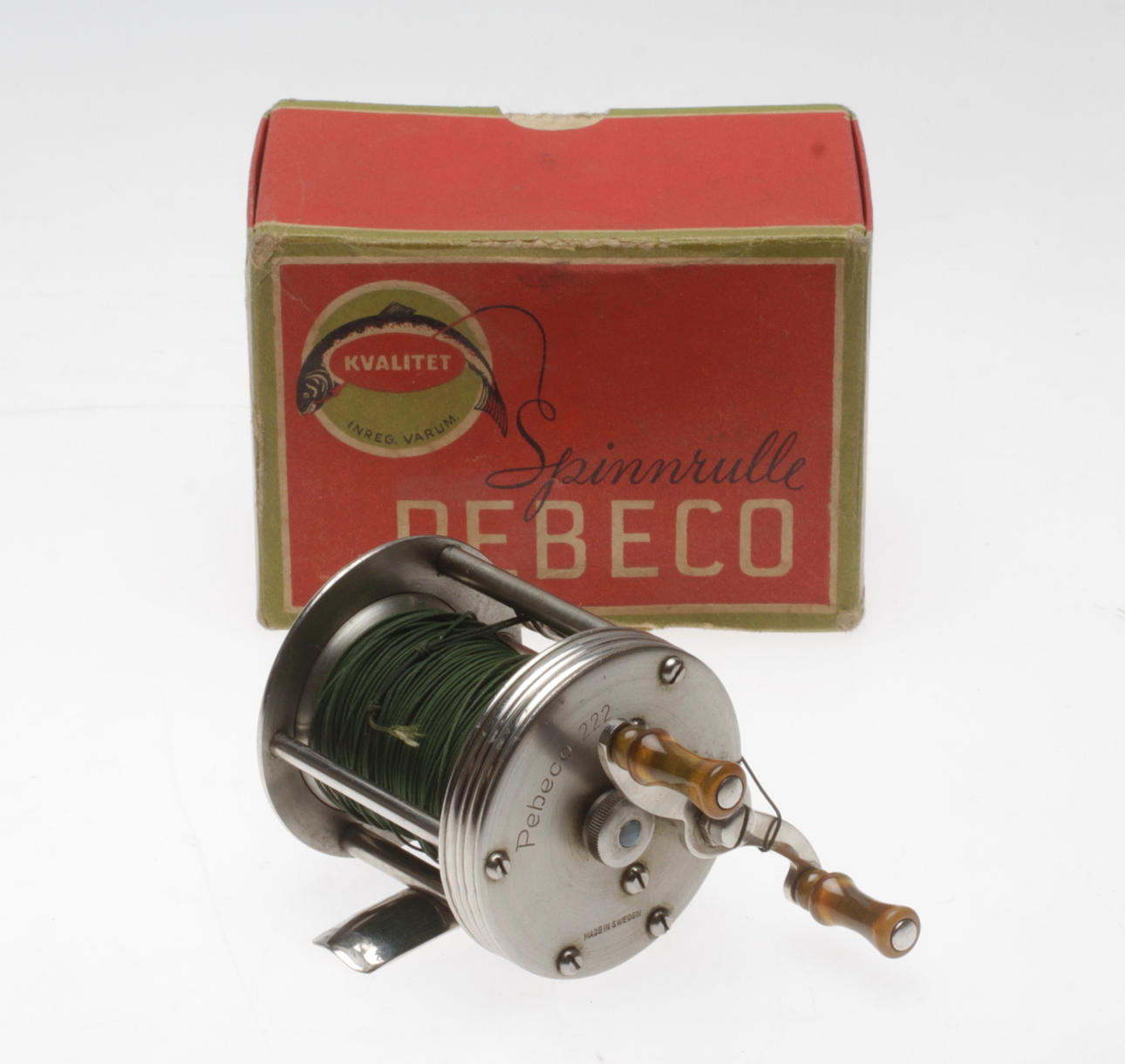 Spinning reel, Pebeco 222.