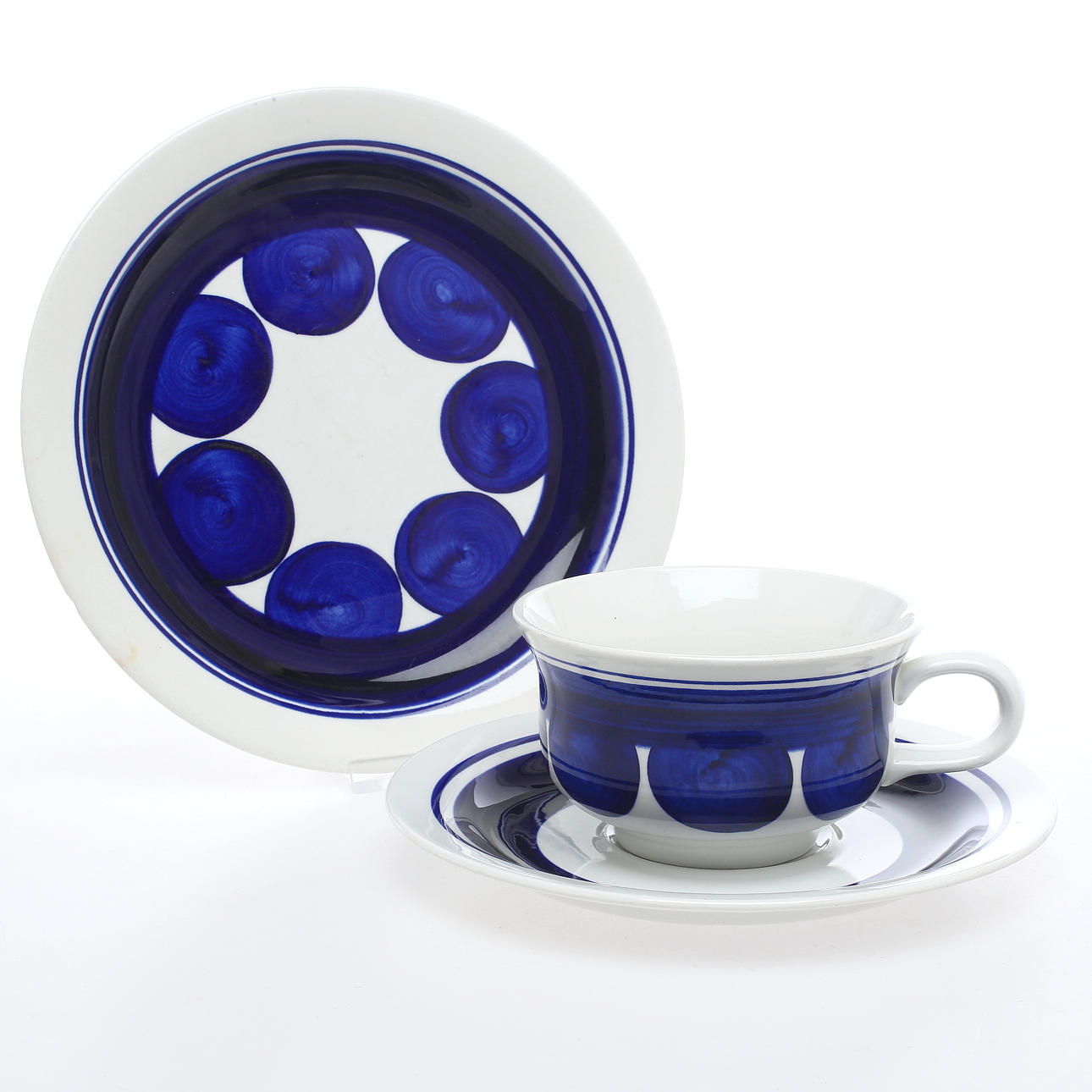 TESERVISDELAR, 12 delar, porslin, "Colette", Inger Persson, Rörstrand.