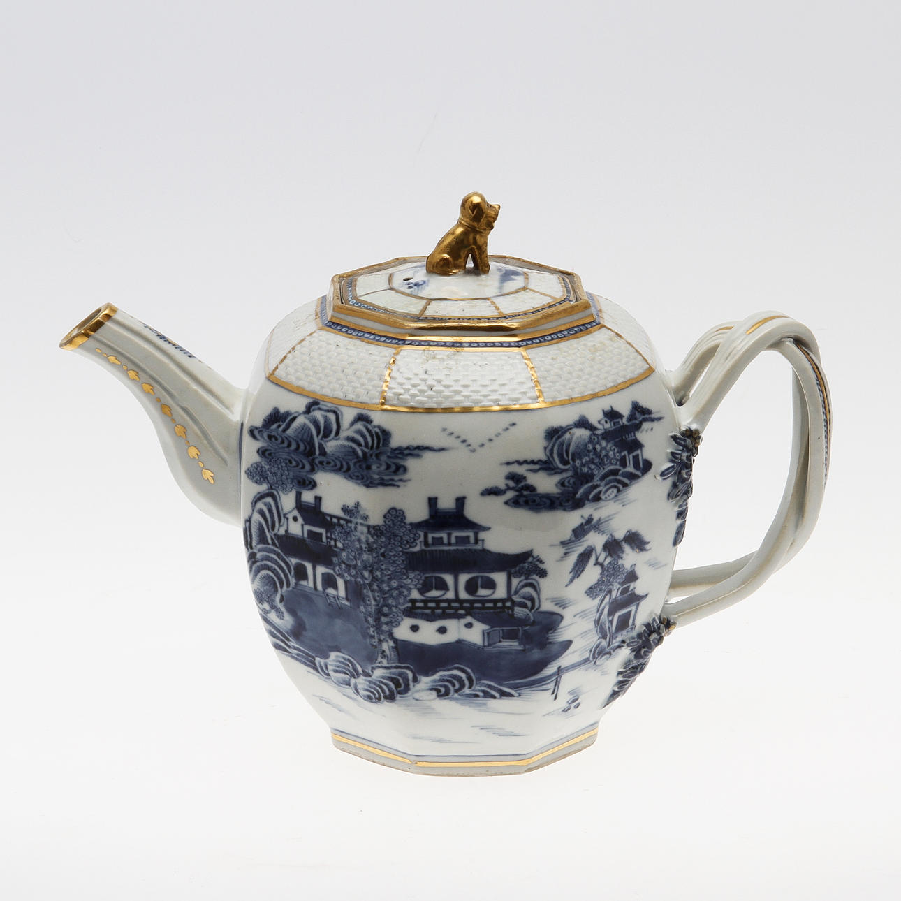 KANNA, porslin, Kina, 1800-tal.