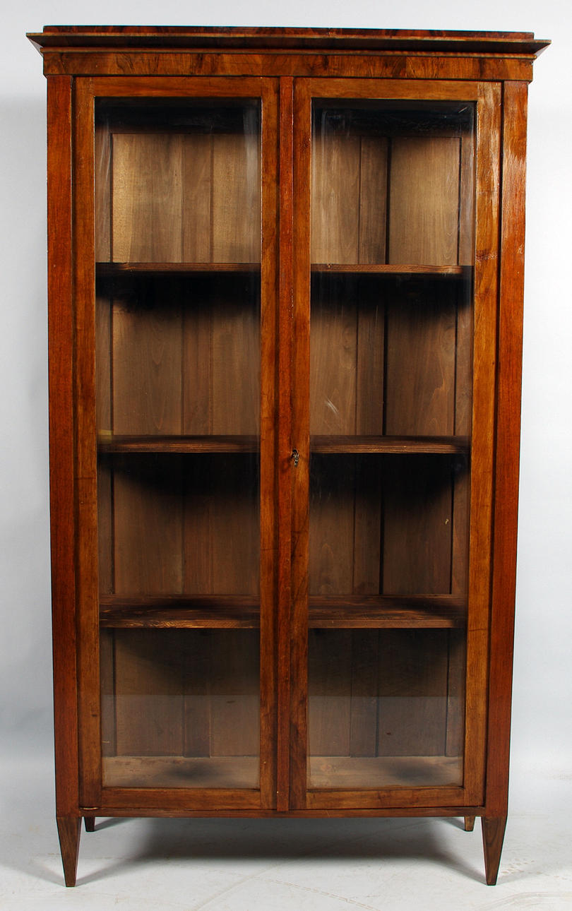 VITRINSKÅP, mahogny, empirestil, sekelskiftet 1800/1900.