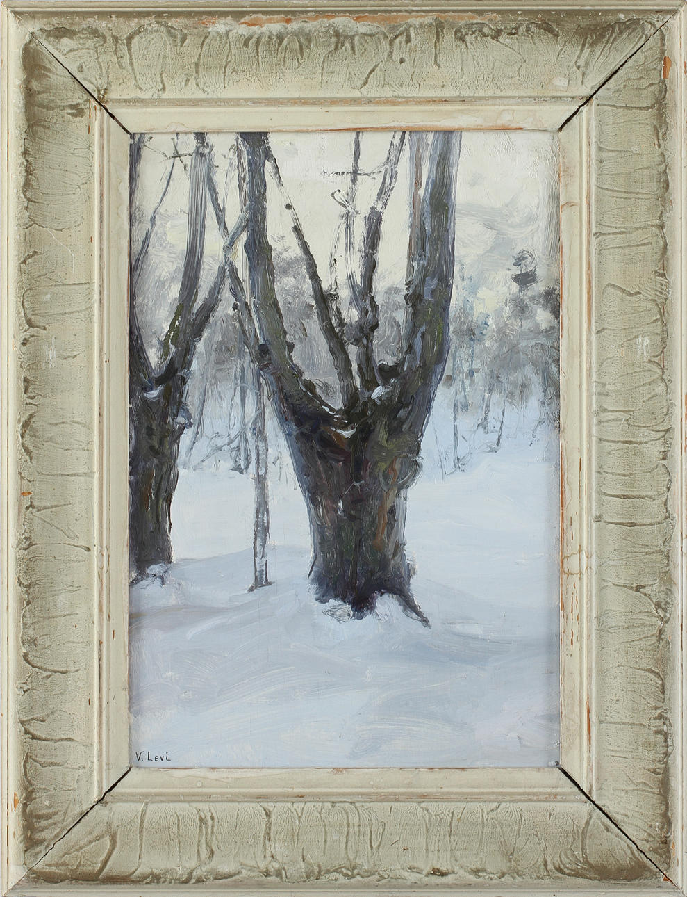 VASILI LEVI. Olja på duk, signerad.