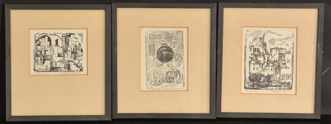 LITHOGRAPHS, Tuulikki Pietilä 3pcs.