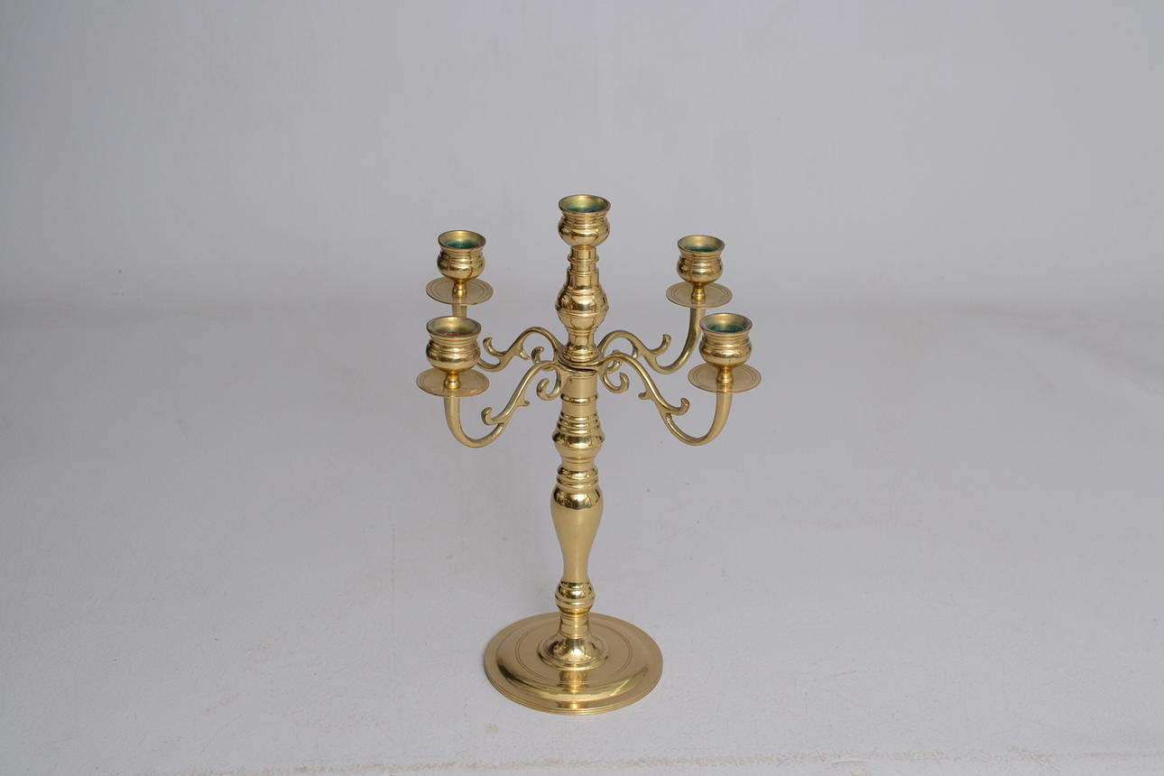 KANDELABER, mässing. Scandia.