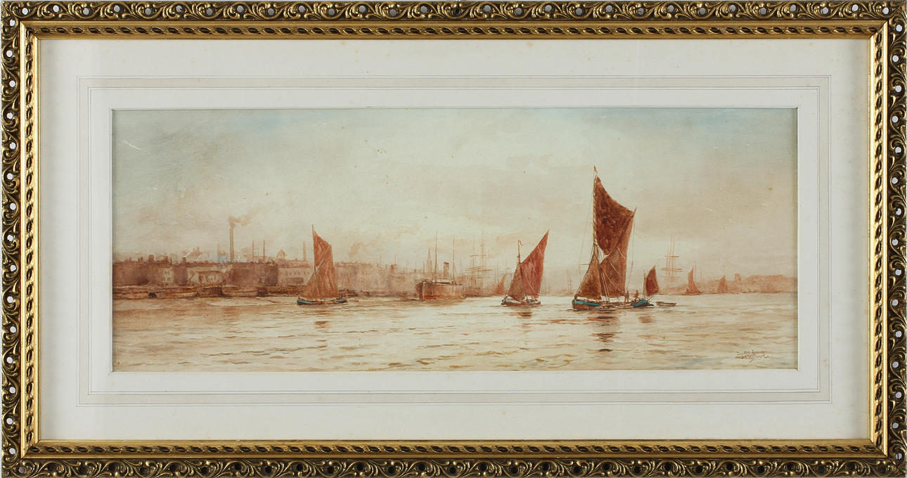 WILLIAM HENRY PEARSON. Akvarell, signerad.