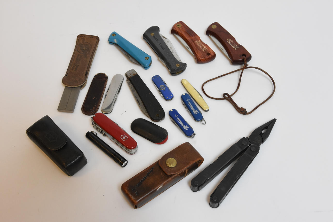 PYÖTYVEITSET MM sekalaiset 12 kpl.