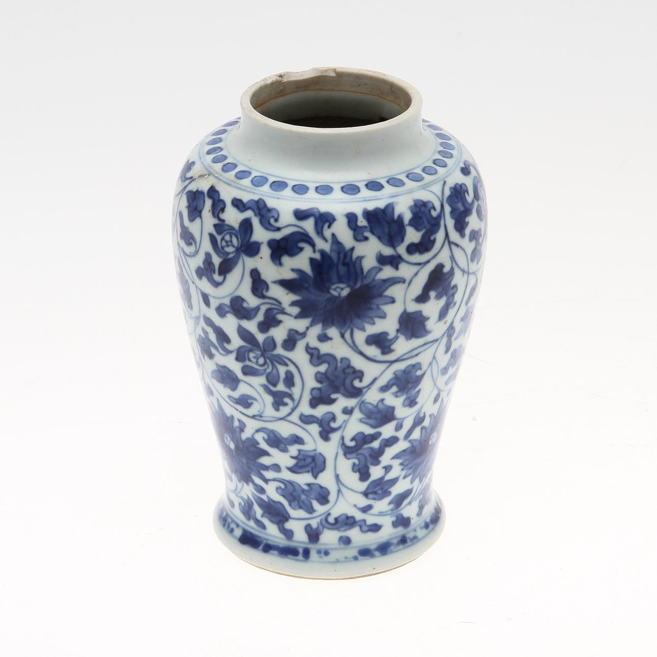 URNA, porslin, Kina, Kangxi (1661-1722).