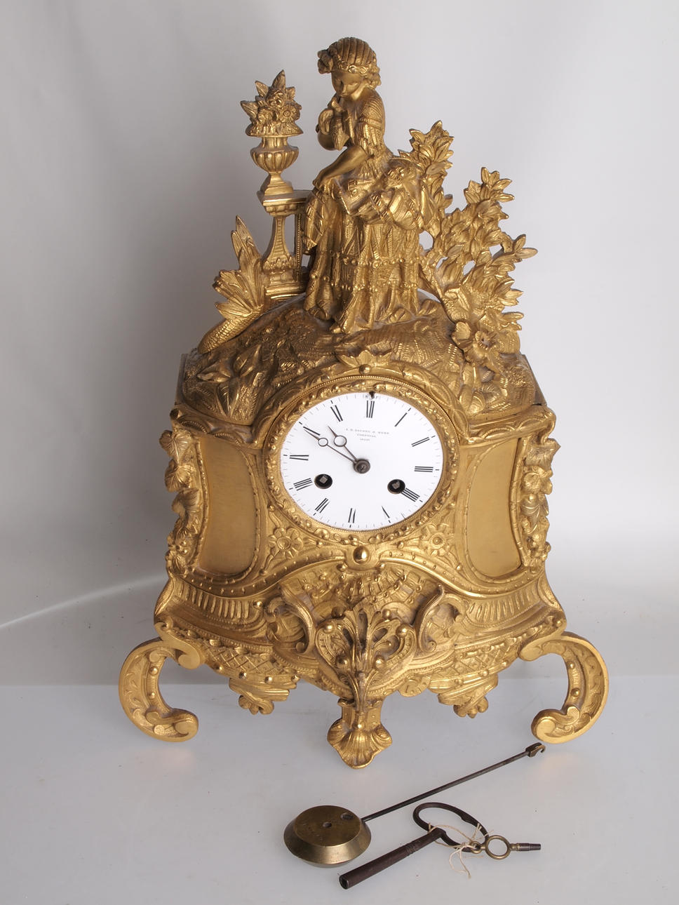 BORDUR, MESSING, 19. ÅRHUNDREDE, AB, SAVORY & SONS, CORNHILL.