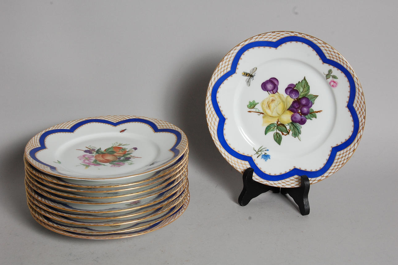 TALLRIKAR, 11 delar, Rosenthal, 1912-1914.