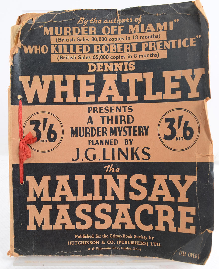 WHEATLEY, DENNIS. Malinsay-massakren.