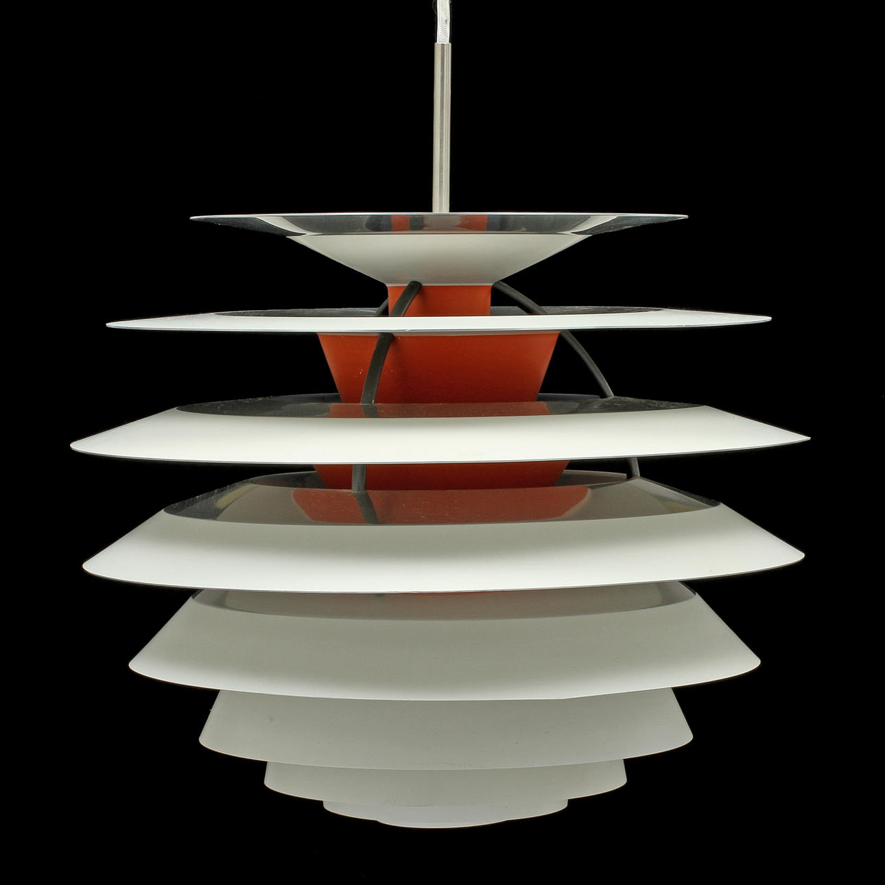 TAKLAMPA, "Kontrast", Poul Henningsen. Höjd 40 cm.