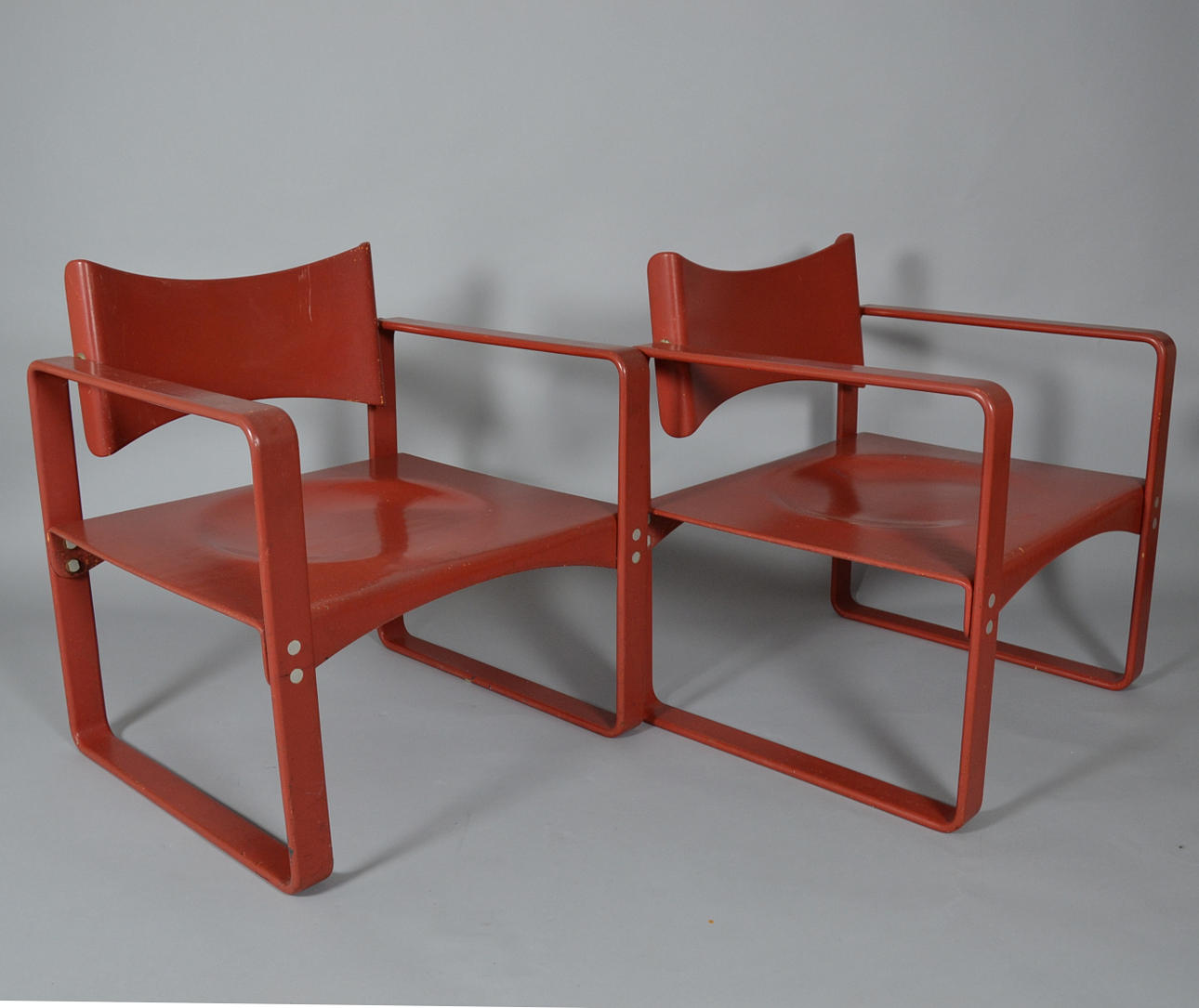 VERNER PANTON. ZWEI SESSEL 271F FÜR THONET.