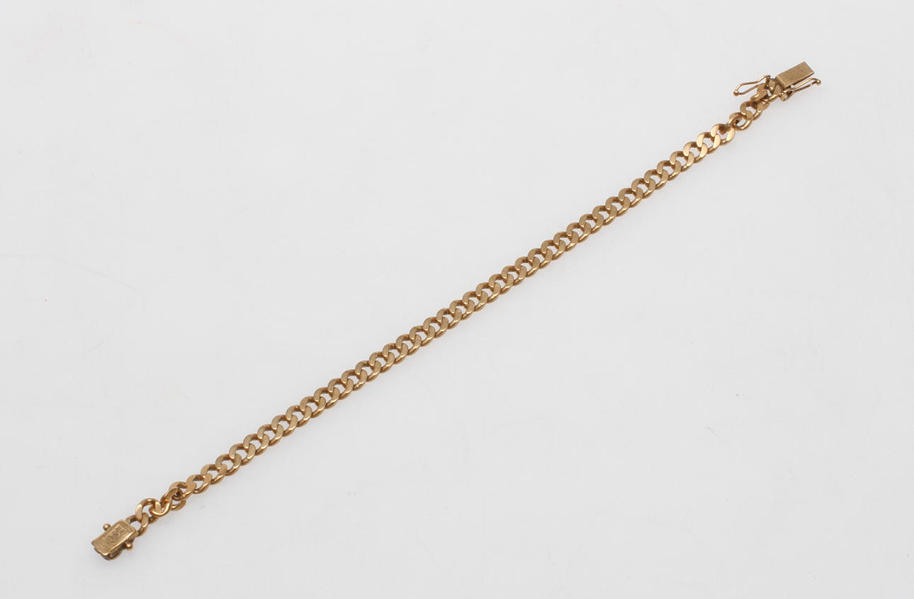 ARMBAND, 18k guld, vikt ca 19 gram.