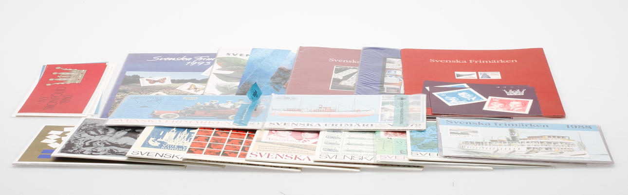 FRIMÄRKEN, bl.a. nominellt värde.