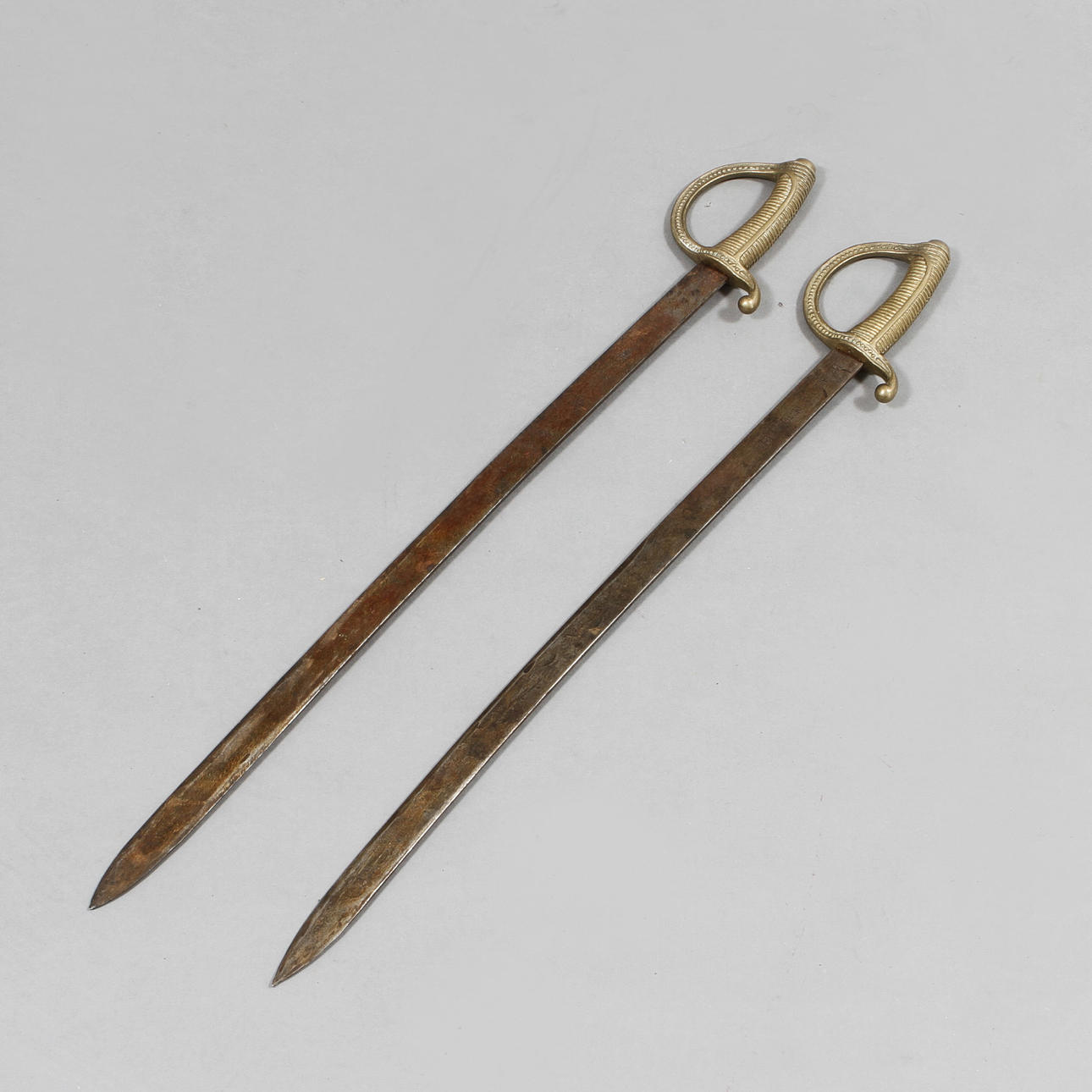 SÄBEL, 2 Stück, markiert Art Fab De Toledo 1840.