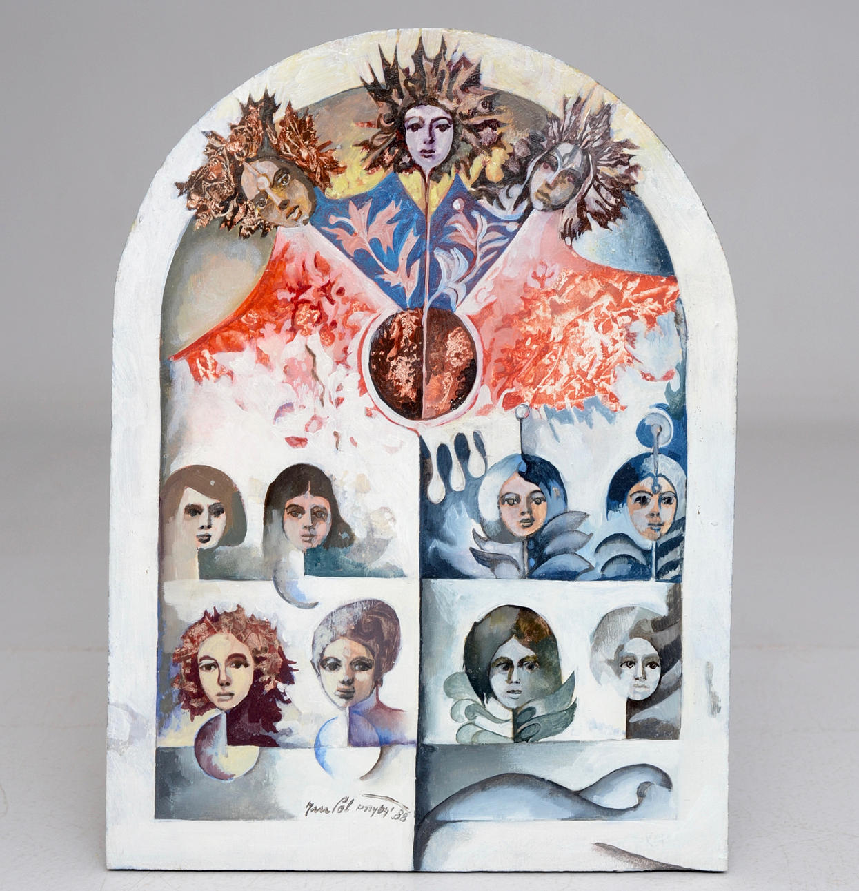 JAN POOL. Figurscener, fyra st.