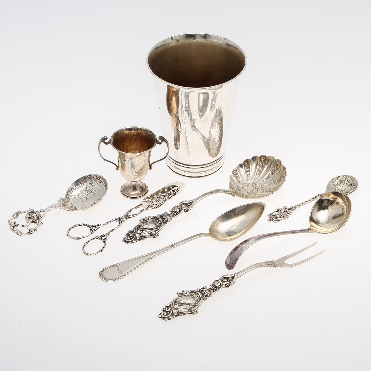 SILVER, 20 delar, ca 600 gram.