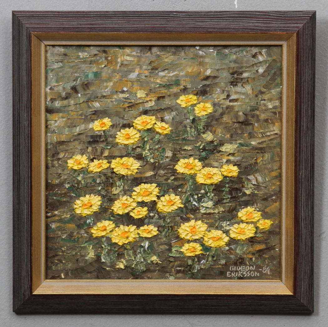 GIDEON ERIKSSON. VÅRBLOMMOR, 4 st.