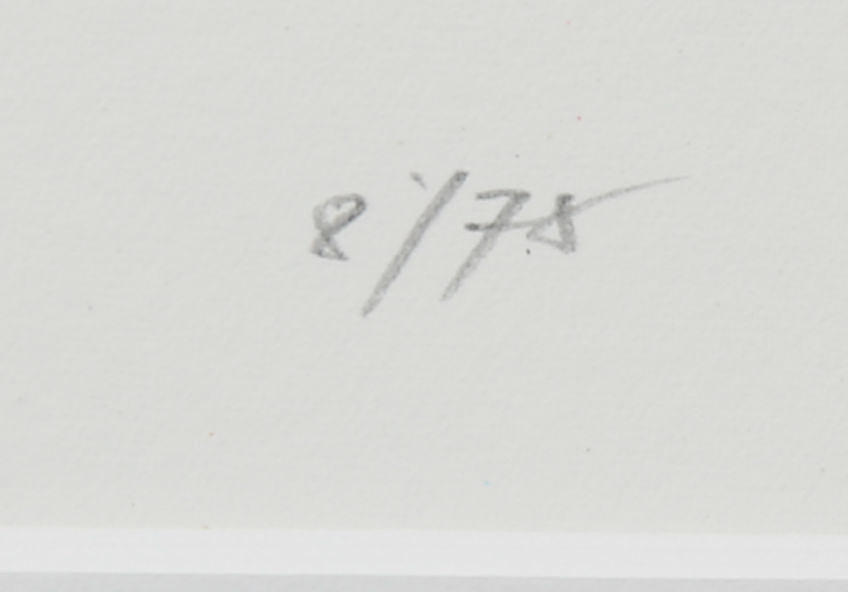 ALEXIUS HUBER. Lithograph, numbered 8/75, signed. Art - Engravings ...