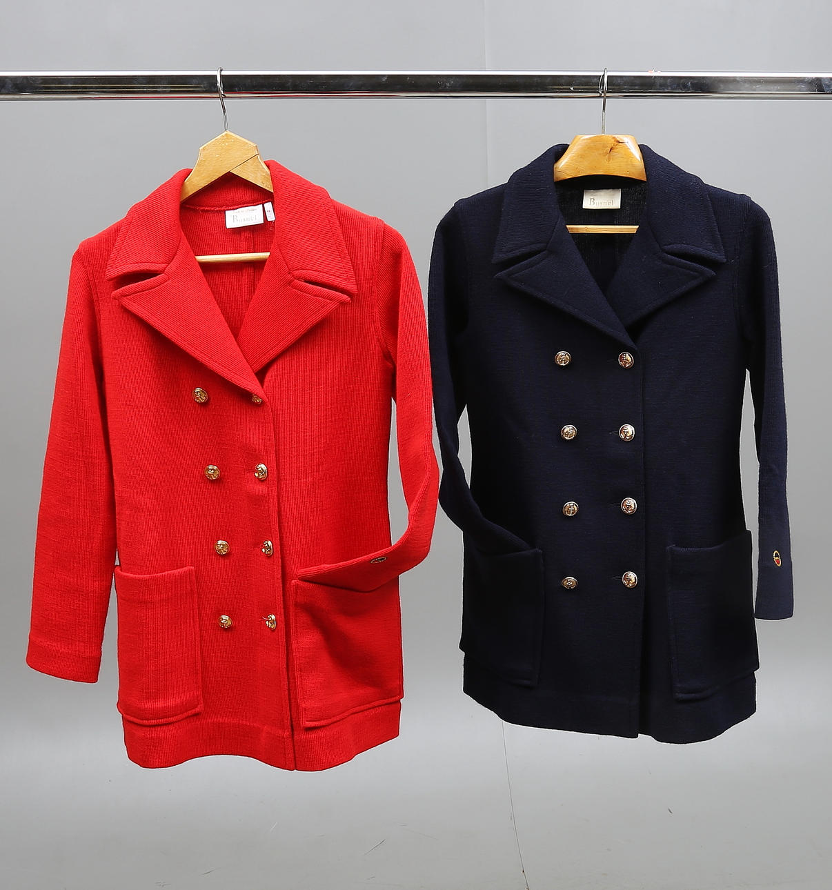 JACKETS, 2 pcs, wool, Busnel, France.