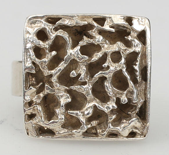 RING, sterlingsilver, Pentti Sarpaneva, Finland, 9,8 gram.